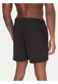 Jack & Jones - Jack&Jones Szorty kąpielowe Maui 12272799 Czarny Regular Fit. Kolor: czarny. Materiał: syntetyk