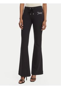 Juicy Couture Spodnie dresowe Christine JCWBJ126309 Czarny Flared Leg. Kolor: czarny. Materiał: bawełna, dresówka #1