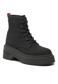 Tommy Jeans Trapery Lace Up Festiv Boots EN0EN02133 Czarny. Kolor: czarny. Materiał: materiał #4