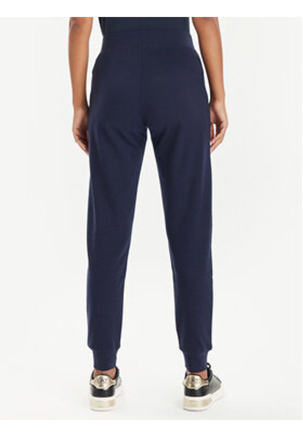 EA7 Emporio Armani Spodnie dresowe 8NTP85 TJTXZ 0555 Granatowy Regular Fit. Kolor: niebieski. Materiał: bawełna