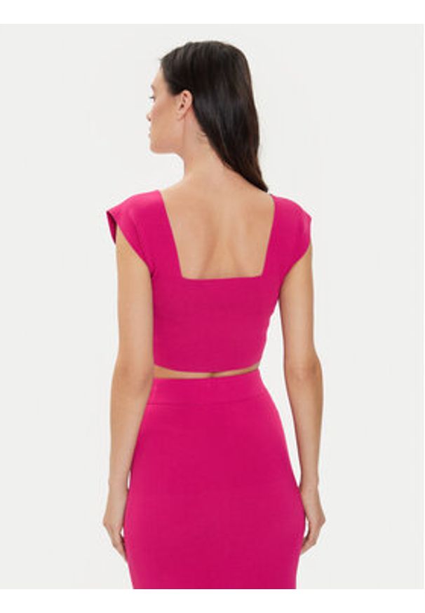 Ted Baker Top Brenha 274532 Różowy Slim Fit. Kolor: różowy. Materiał: wiskoza, syntetyk