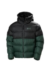 Kurtka z kapturem Helly Hansen Active. Typ kołnierza: kaptur. Kolor: zielony. Materiał: puch #1