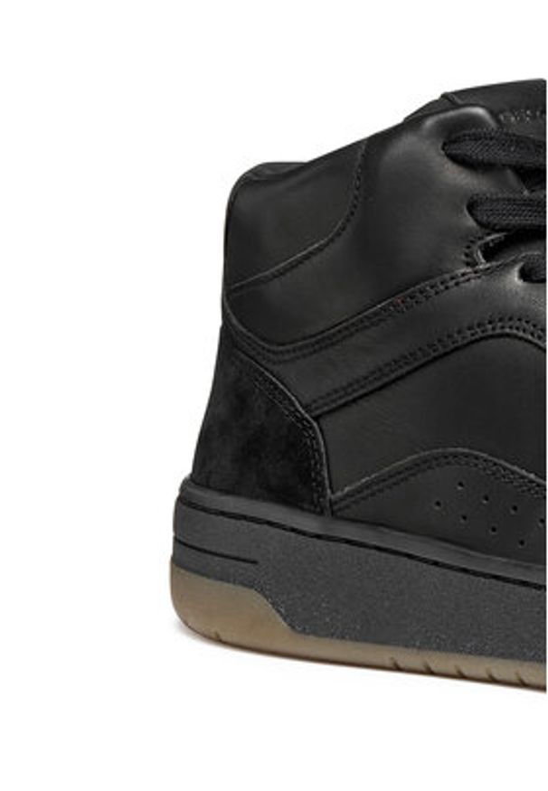 Geox Sneakersy U Sedral Court U56M5B 08522 C9999 Czarny. Kolor: czarny. Materiał: skóra