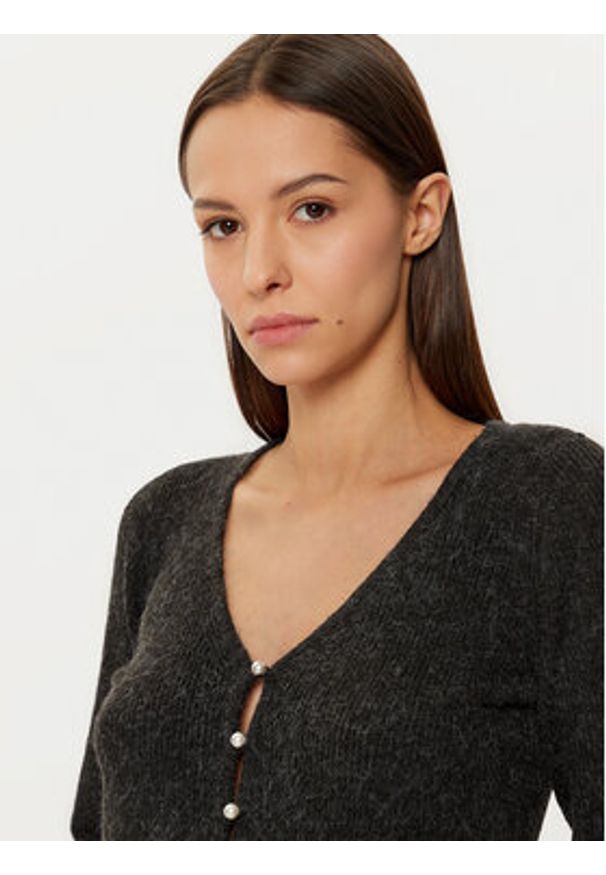 only - ONLY Kardigan Rica 15334914 Czarny Slim Fit. Kolor: czarny. Materiał: syntetyk