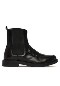Pollini Sztyblety SA21143G0NTP0000 Czarny. Kolor: czarny. Materiał: skóra