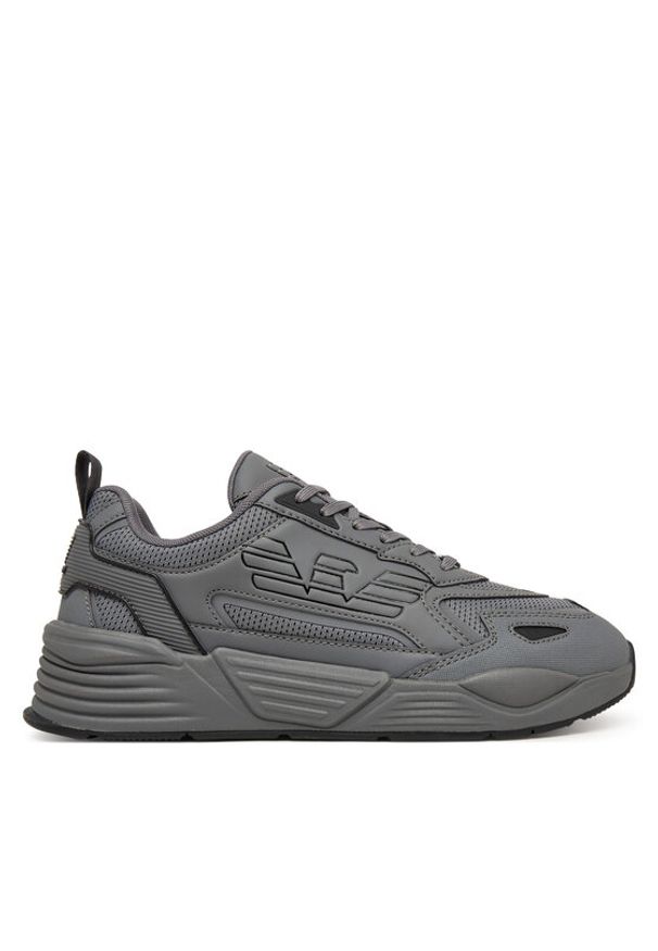 EA7 Emporio Armani Sneakersy 7X000306 AF23595 MZ522 Szary. Kolor: szary. Materiał: skóra