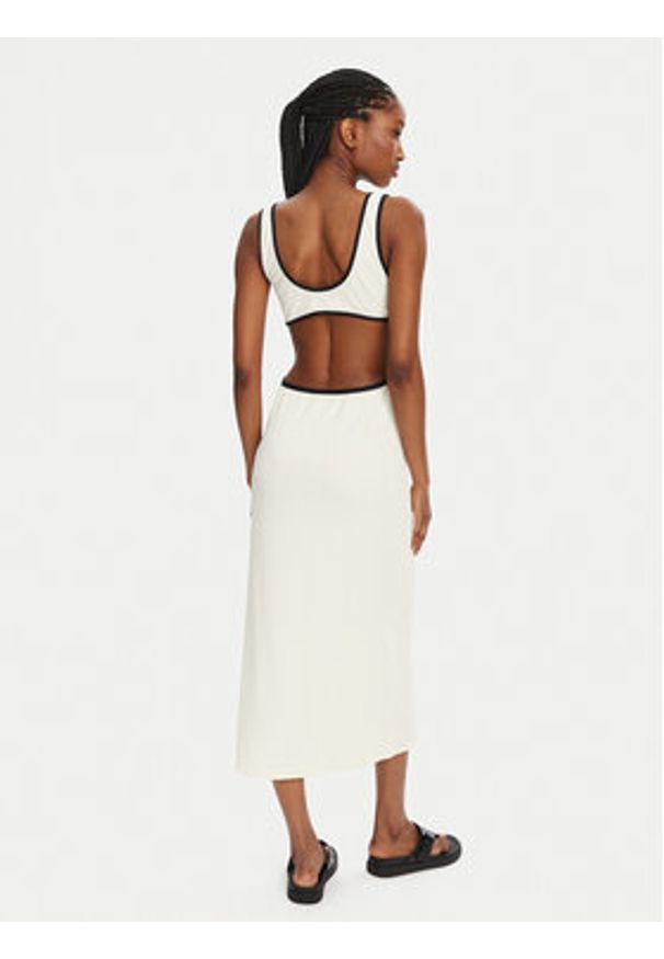 Seafolly Sukienka letnia Beach Bound 55111-DR Écru Slim Fit. Materiał: syntetyk. Sezon: lato