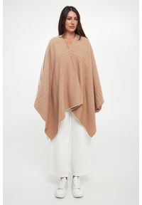 Ponczo damskie wełniane Brenta MM. Materiał: wełna #2
