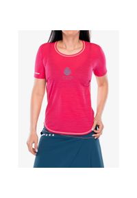 CRAZY - Koszulka treningowa damska Crazy Shirt Exit. Kolor: różowy. Sport: fitness #1