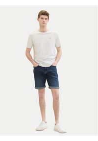 Tom Tailor Szorty jeansowe 1040194 Granatowy Regular Fit. Kolor: niebieski. Materiał: bawełna #4