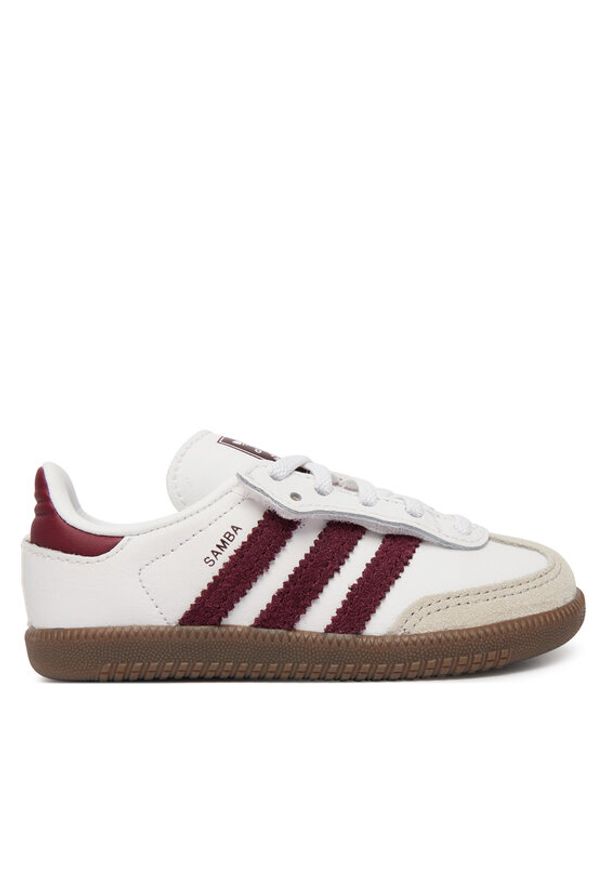 Adidas - adidas Sneakersy Samba Og Comfort Closure Elastic Lace KZ8680 Biały. Kolor: biały. Materiał: skóra