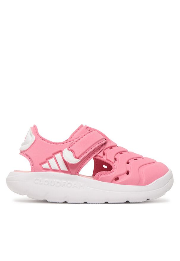 Adidas - Sandały adidas. Kolor: różowy