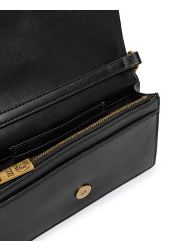 Just Cavalli Torebka 79RA5PA2 ZSA89 Czarny. Kolor: czarny. Materiał: skórzane