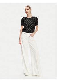 Guess Sweter W5GR05 Z3D60 Czarny Regular Fit. Kolor: czarny. Materiał: wiskoza #4