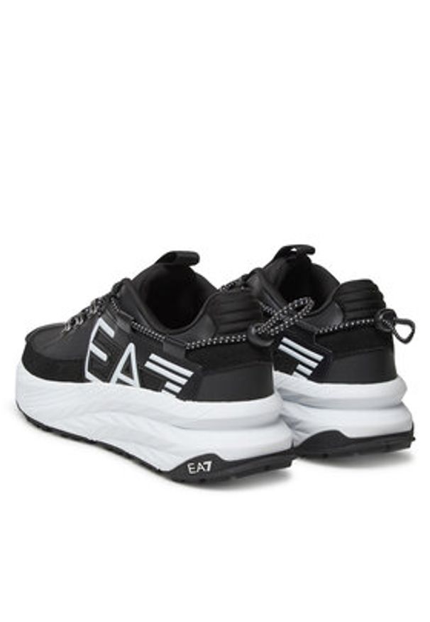 EA7 Emporio Armani Sneakersy X8X230 XK439 K485 Czarny. Kolor: czarny. Materiał: skóra