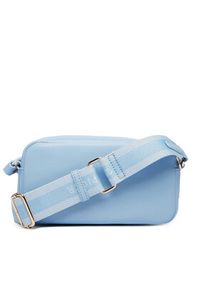 TOMMY HILFIGER - Tommy Hilfiger Torebka Th Essential Camera Bag AW0AW18370 Błękitny. Kolor: niebieski. Materiał: skórzane #4