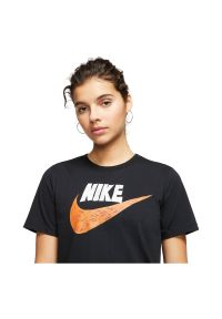 Koszulka damska Nike Sportswear CJ2055. Materiał: materiał, bawełna. Długość rękawa: krótki rękaw. Długość: krótkie #5