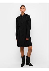 Karen by Simonsen Sukienka koszulowa Mae 10104797 Czarny Regular Fit. Kolor: czarny. Materiał: syntetyk. Typ sukienki: koszulowe