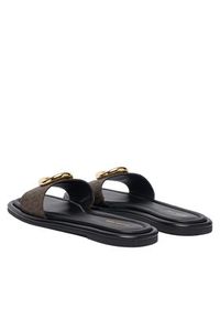 MICHAEL Michael Kors Klapki Milan 40F5MLFS1B Brązowy. Kolor: brązowy. Materiał: skóra #5