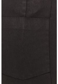 Drykorn Spodnie Basket damskie kolor brązowy proste medium waist. Kolor: brązowy. Materiał: materiał, bawełna