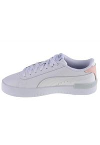 Buty do chodzenia dla dzieci Puma Jada JR. Zapięcie: sznurówki. Kolor: biały. Materiał: materiał, guma, syntetyk. Szerokość cholewki: normalna. Sport: turystyka piesza