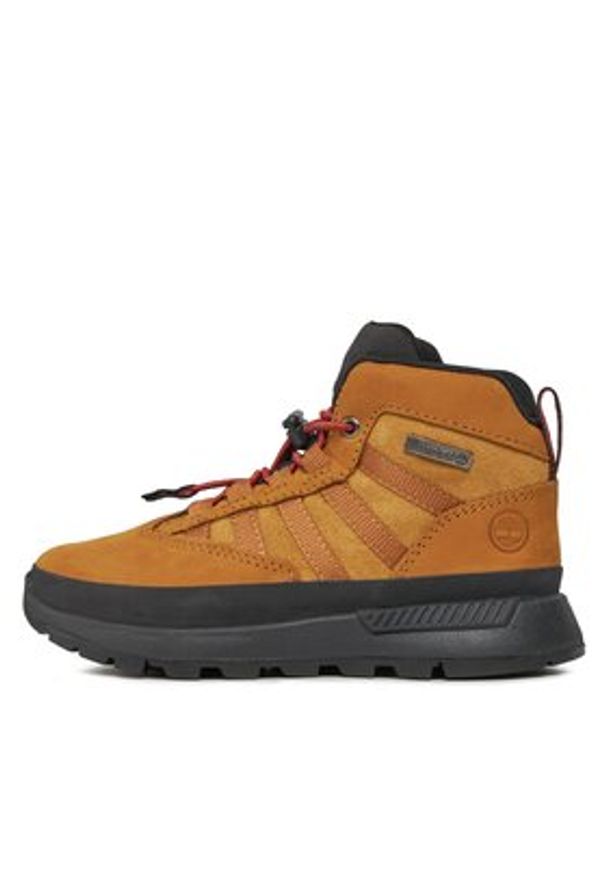 Timberland Trzewiki Euro Trekker Mid Leather TB0A65RV2311 Brązowy. Kolor: brązowy. Materiał: skóra, nubuk