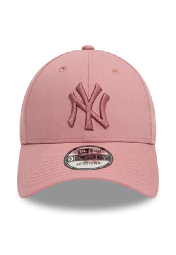 New Era Czapka z daszkiem League Essential 9Forty New York Yankees 60595153 Różowy. Kolor: różowy. Materiał: bawełna, materiał