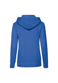 FRUIT OF THE LOOM - Bluza Damska Z Kapturem. Typ kołnierza: kaptur. Kolor: niebieski