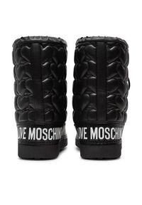 Love Moschino - LOVE MOSCHINO Śniegowce JA24082G1LISE000 Czarny. Kolor: czarny. Materiał: skóra #3