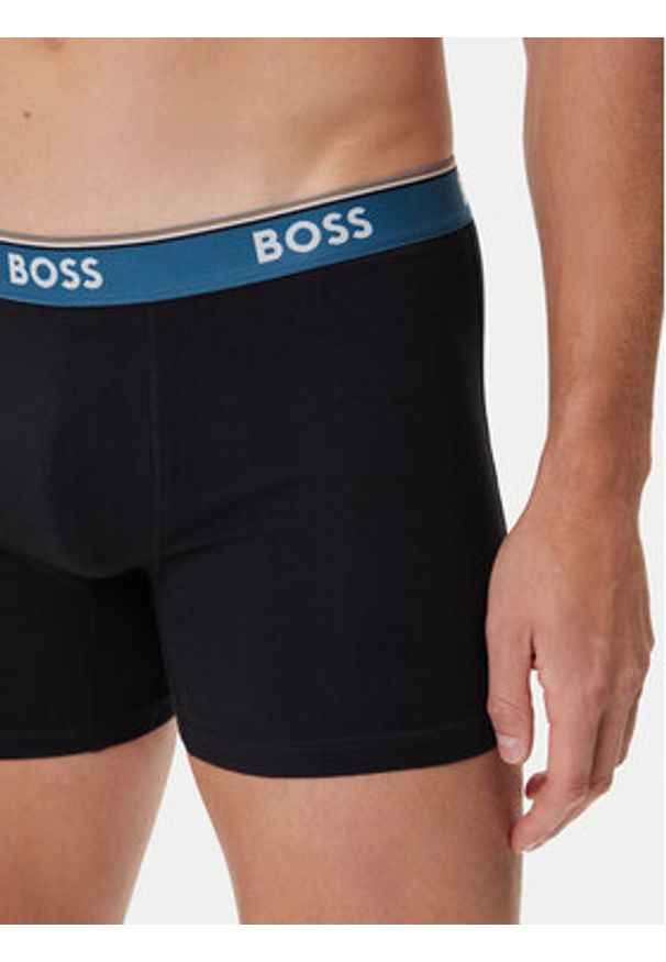 BOSS Komplet 3 par bokserek 50531691 Czarny. Kolor: czarny. Materiał: bawełna