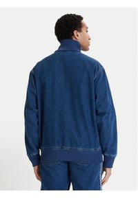 Adidas - adidas Bluza adicolor Denim Firebird KD1517 Niebieski Loose Fit. Kolor: niebieski. Materiał: jeans #5