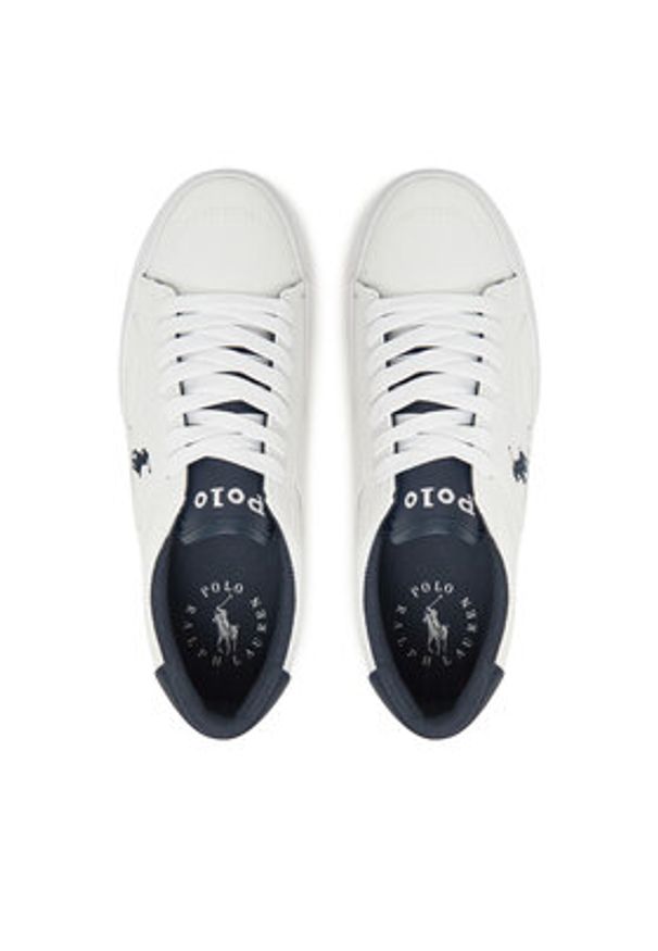 Polo Ralph Lauren Sneakersy Ryley RL02447103 Biały. Kolor: biały. Materiał: skóra