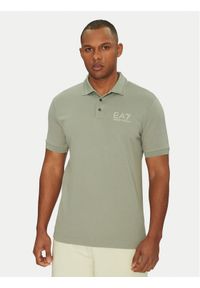 EA7 Emporio Armani Polo 7M000300 AF13739 U8058 Szary Regular Fit. Typ kołnierza: polo. Kolor: szary. Materiał: wiskoza