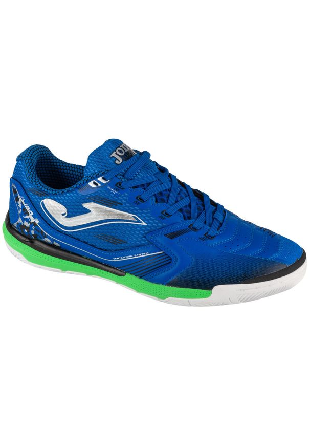 Joma - Buty halowe do piłki nożnej męskie, Liga 5 25 LIGS IN. Kolor: niebieski. Materiał: materiał, syntetyk. Sport: piłka nożna