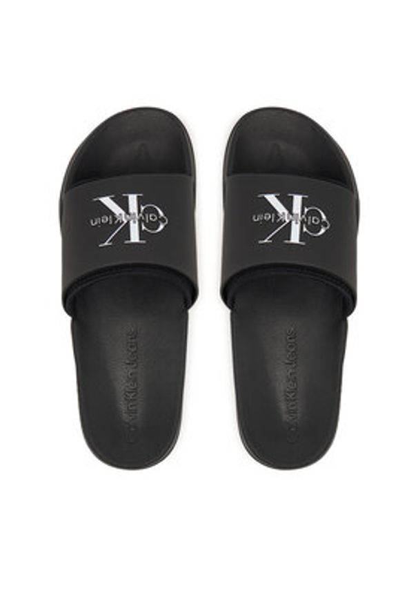 Calvin Klein Klapki Ess Slide Rubber Neoprene HM0HM02229 Czarny. Kolor: czarny. Materiał: syntetyk