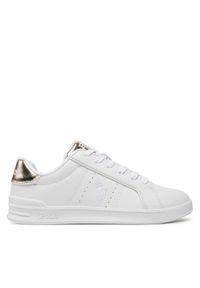 Polo Ralph Lauren Sneakersy RL00591100 J Biały. Kolor: biały. Materiał: skóra