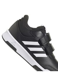 Adidas - Buty adidas Tensaur Sport 2.0 C Jr GW6440 czarne. Okazja: na spacer, na co dzień. Zapięcie: rzepy. Kolor: czarny. Materiał: materiał, syntetyk, skóra, guma. Szerokość cholewki: normalna. Sport: turystyka piesza