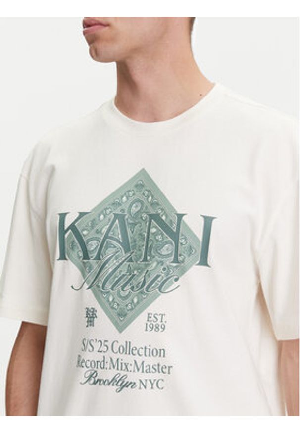 Karl Kani T-Shirt PD00005356 Biały Relaxed Fit. Kolor: biały. Materiał: bawełna