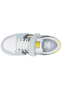 Buty DC Shoes Manteca 4 V, Dzieci. Kolor: biały. Materiał: skóra, materiał. Sport: turystyka piesza