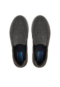 skechers - Skechers Półbuty Relaxed Fit: Hasting - Fielden 205066/BLK Czarny. Kolor: czarny. Materiał: materiał #2