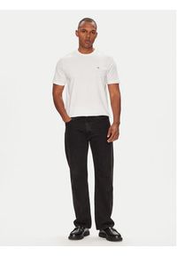 Calvin Klein Jeans T-Shirt LV04RC272G Biały Regular Fit. Kolor: biały. Materiał: bawełna #5
