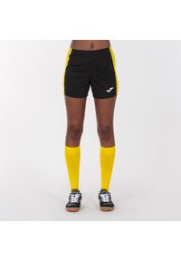 Szorty do biegania damskie Joma Maxi. Kolor: czarny, wielokolorowy, żółty. Sport: bieganie