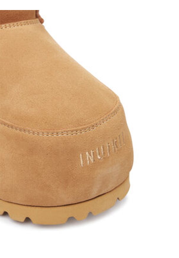 Inuikii Śniegowce Chunky Boot 1002.005.0021 Beżowy. Kolor: beżowy. Materiał: zamsz, skóra