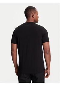 Karl Lagerfeld - KARL LAGERFELD T-Shirt 755038 553235 Czarny Regular Fit. Typ kołnierza: dekolt w karo. Kolor: czarny. Materiał: bawełna #5