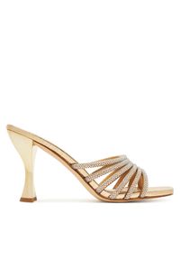 MICHAEL Michael Kors Klapki klapki 40T5HSHS4S Złoty. Kolor: złoty. Materiał: skóra #1