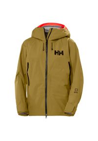 Damska kurtka narciarska z kapturem Helly Hansen Sogn. Typ kołnierza: kaptur. Kolor: brązowy. Sezon: zima. Sport: narciarstwo
