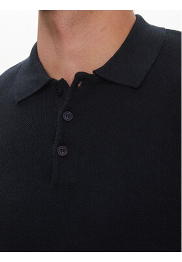 INDICODE Polo Invorm 30-485 Granatowy Regular Fit. Typ kołnierza: polo. Kolor: niebieski. Materiał: syntetyk