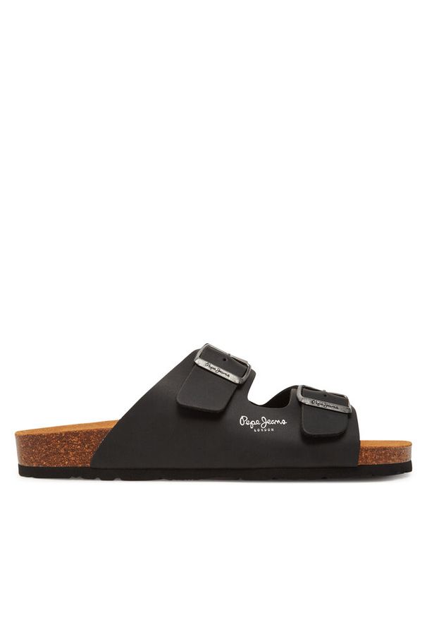 Klapki Pepe Jeans. Kolor: czarny