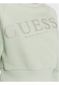 Guess Bluza Agacia W3RQ11 KB683 Zielony Regular Fit. Kolor: zielony. Materiał: syntetyk, bawełna #4