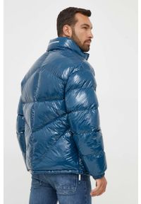 Armani Exchange kurtka puchowa męska kolor niebieski zimowa. Kolor: niebieski. Materiał: puch. Sezon: zima #5